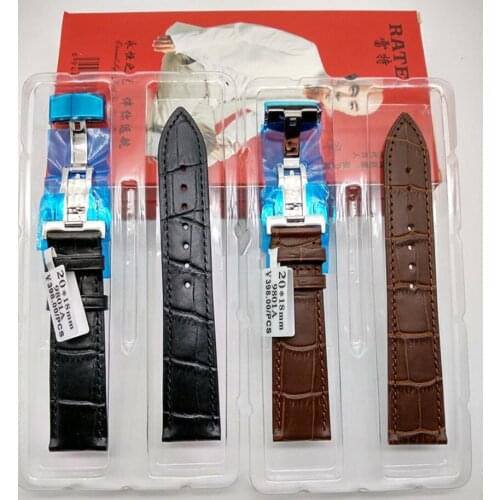 9801 Watch accessories double buckle bow strap strap leather strap