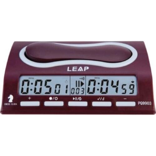 Leap PQ9903 Chess Clock digital stop start button adjustable timing lcd screen game watches