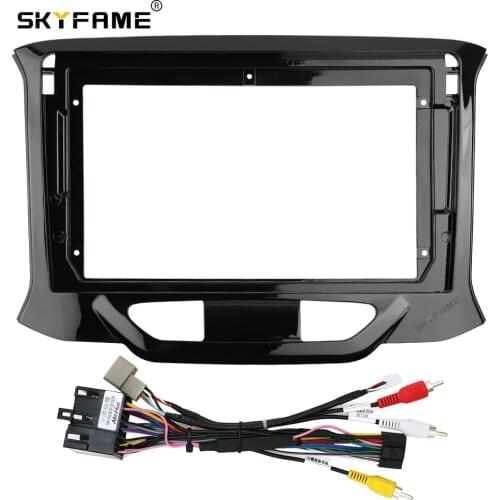 SKYFAME Car Frame Cable For LADA XRAY 2015-2019 Android Big Screen Dask Kit Fascia Frame Line