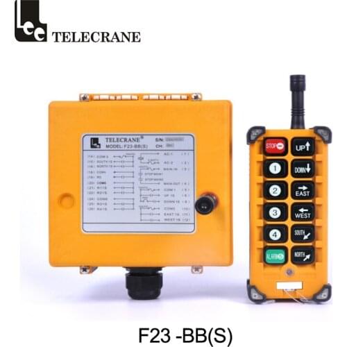 Telecrane F23-BBS RF Wireless Industrial EOT Crane Electronic Hosit Winch Radio Remote Controller With Transmitter And Acceptor