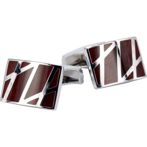 XKZM Brand Mens Shirt Button Cuff Links for Men French Shirt Gemelos Groom Wedding red Cuff links French Silvery Cufflinks