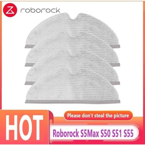 Roborock Original MOPA 4 Tablets Parts S5 Max S50 S51 S55 S6 S60 Maxv,Robot Vacuum Cleaner Replacement Accessories