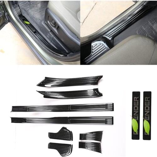 2020-2021 for Land Rover Defender 110 Threshold Strip Car Welcome Pedal Modified Door Guard auto parts