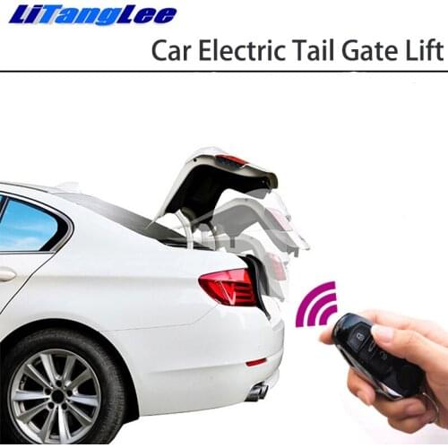 LiTangLee Car Electric Tail Gate Lift Trunk Rear Door Assist System For Jaguar XE XEL 2016~2020 Original Car key Remote Control
