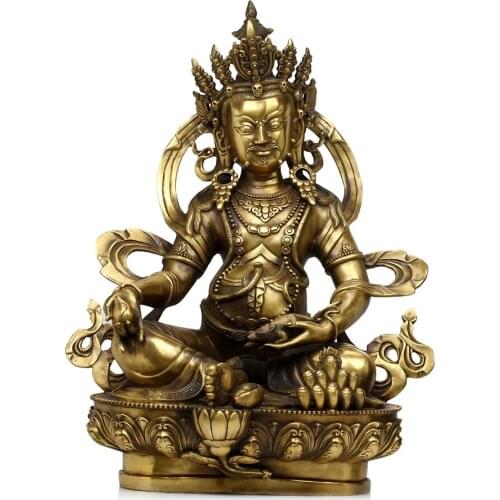 Bronze statue copper the god of wealth bronze statue decoration buddha home decoration crafts