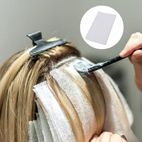 15pcs Highlight Paper Hair Dyeing Tools Hair Coloring Sheets Reusable Hair Color Foil Alternative Hair Dye Foam Paper