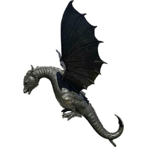 Dinosaur Art Garden Decor Fountain Gift Windproof Outdoor Home Sculpture Resin Animal Ornament Water Spray