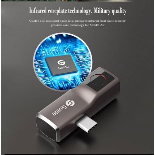Mobile Phone Thermal Infrared Imager Support Video Pictures for Android Type C/IOS Thermal Imaging Temperature Detector