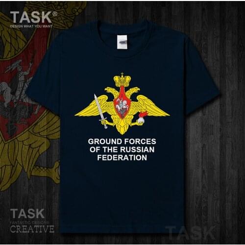 Army Russian Federation Russia RUS RU Short sleeve clothes mens t shirt new Tops country Tactical Military summer cotton 01