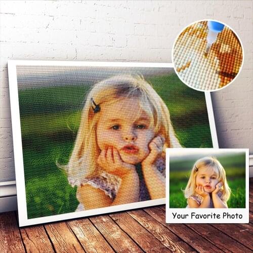 Miaodu DIY 5D Photo Custom Diamond Painting Cross Stitch Kit Full Square Round Drill Diamonds Embroidery Mosaic Art Love Gift