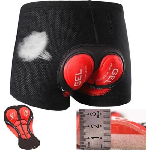 Cycling Underwear 5D Gel Pad Cycling Shorts Breathable Men Pro Shockproof MTB Road Bike Bicycle Shorts Riding Clothing Underpant