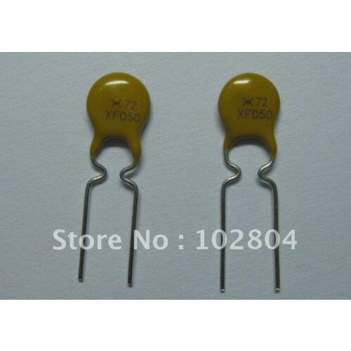 120 pcs 72V 0.50A PolySwitch New Radial Leaded PPTC Resettable Fuse