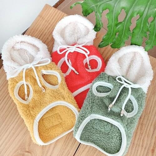 Winter Jacket For Dogs Hoodies Corgi Vests Sweater For Small Breeds Dogs Poodle Pet Clothing Yorkshire Maltese Bichon Warm Coat