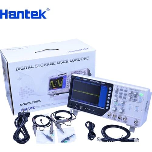 Hantek 2CH Digital storage Oscilloscope 70-200MHz Arbitrary/Function Waveform Generator Synchronizing Signal 1GS/s DSO4000C