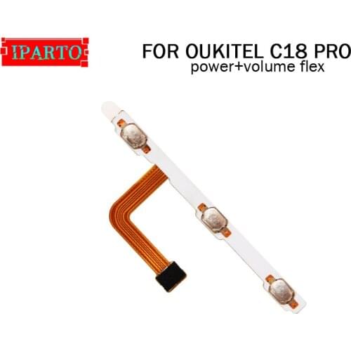 OUKITEL C18 PRO Side Button Flex Cable 100% Original Power + Volume button Flex Cable repair parts for OUKITEL C18 PRO