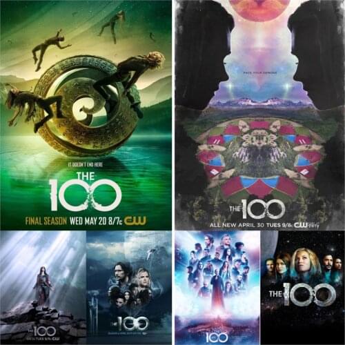 Movie Posters the 100 season 6 Glossy Paper Vivid Color Home Bar Wall Decoration
