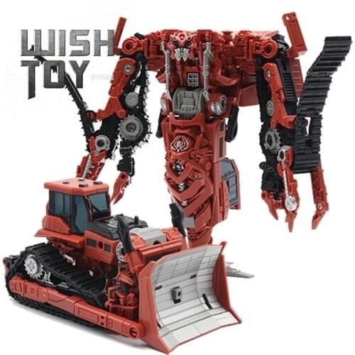 AOYI Transformation Robot H6001-8A KO SS Series Devastator Roaring Rampage Bulldozer Action Figure Model Deformation Kids Toys