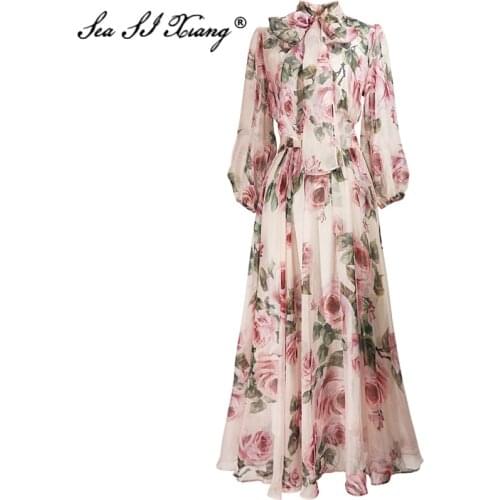 Seasixiang Summer Dresses With Print