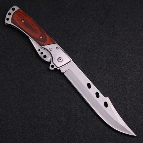 Outdoor Survival Folding Knife Camping Hunting Forged Handmade Knife Self-defense Multi-function Collection Knives Pocket Knife