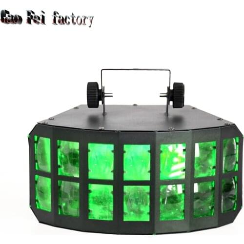 Led Derby DJ Lights 2X15W RGBW 4In1 Lyre Beam Bee Eye Dmx Stage Lighting Effect Disco Party Holiday Wedding Lights