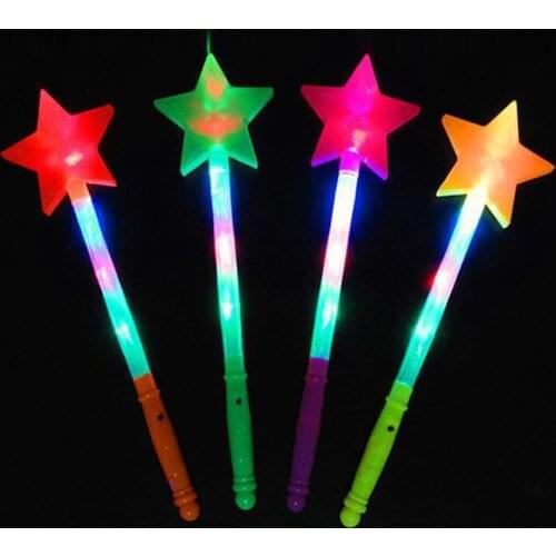 Luminous Toys Led Stick Star Love Heart Projection Glow Stick Festival Wedding New Year Party Decoration Led Party Supplies