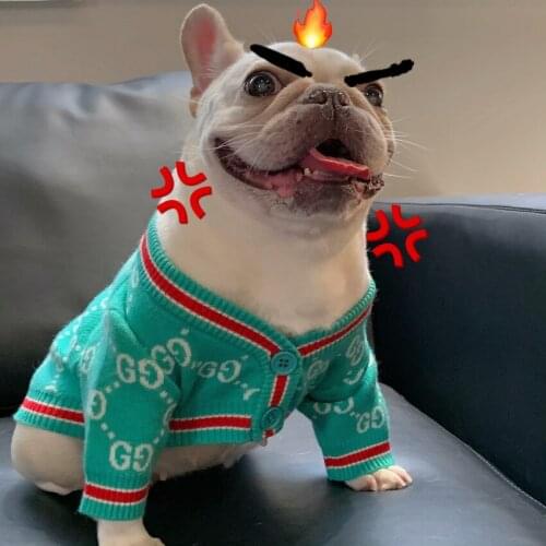 Dog sweater soft and comfortable sweater small and medium-sized dog pet coat French bulldog schnauzer clothes S-XXL pet clothing