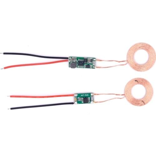 Taidacent Remote Wireless Charger PCB Board PCBA for Wireless Charging Coil Inductive Charger 12V TX 5V 1.5A RX High Current