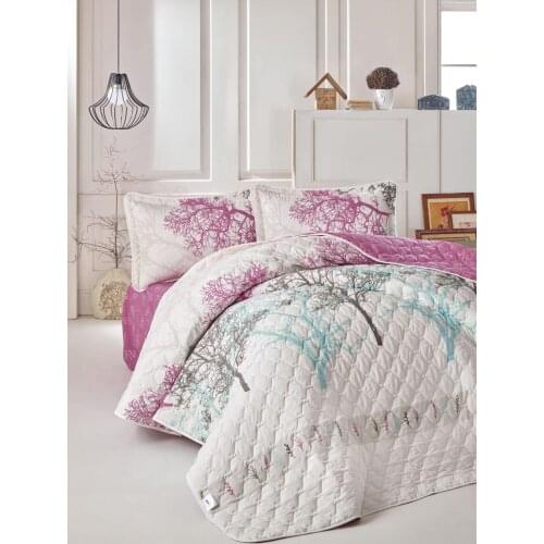 100% turkish cotton bedding bedspread set bed covers bedspread and pillow case quilting luxury ekotex, double/ single size