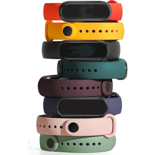 28 Color Xiaomi Mi Band 5 Miband Silicone Smart Watch Sports Waterproof Replacement Wristband Strap