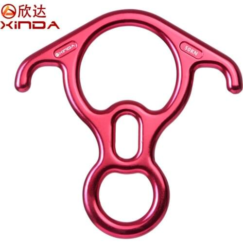 Xinda outdoor climbing 8 words ring downhill for horn aerial eight ring device descender protector