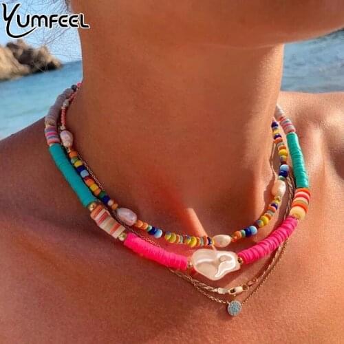 Yumfeel Pearl Necklaces For Women