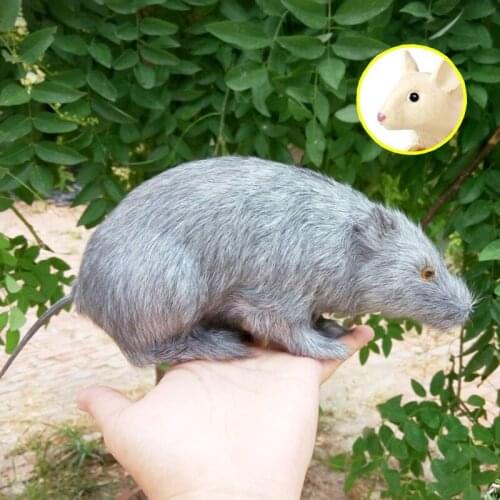 1Pcs Simulation Cute Rodent Mouse Rat Figurine Animal Model Bonsai Decoration Miniature Fairy Garden Ornament Accessorie Modern