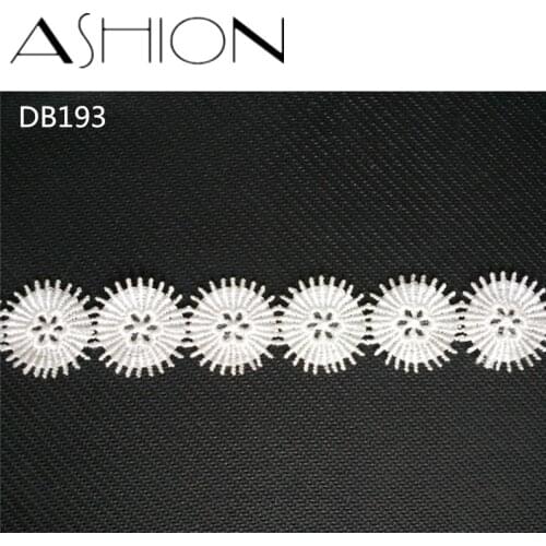 10 yards 25MM white Embroidered net Lace Fabric DIY skirt hem Dance costumes Garment Accessories lace trim Sewing Craft LP-DB193