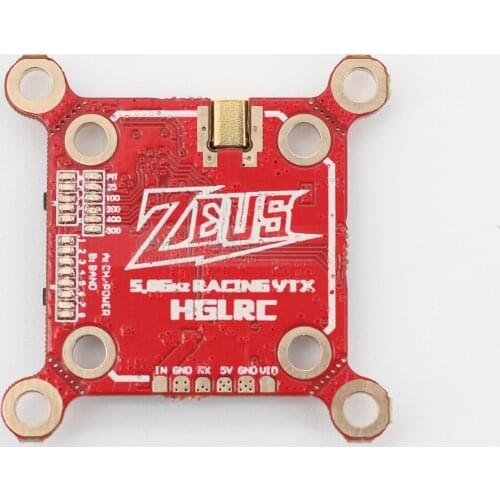 20/30mm HGLRC Zeus VTX 800mW Switchable 5.8G 40CH Built-in Microphone 6-26V for RC FPV Racing Freestyle Drones
