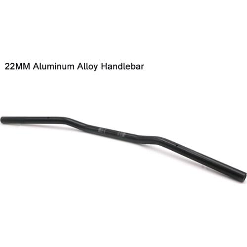 22mm Motorcycle Bars Universal Motorbike Handlebar Scooter Retro Handle Bar Vintage Black/Silver/Grey Handlebars for Motor Moto