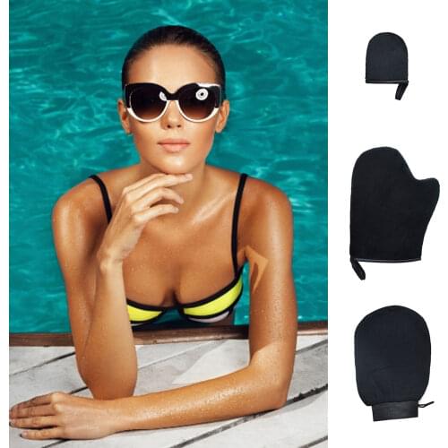 3Pcs Reusable Body Self Tan Applicator Tanning Gloves Cream Lotion Mousse Body Cleaning Glove Self Body Cleaning Glove