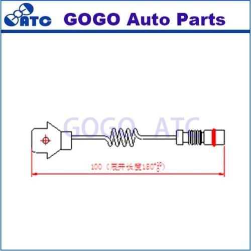 500 pcs L=185mm Brake pad wear Sensor FOR M ercedes-B enz S-CLASS Coupe (C216) S-CLASS OEM 2015400317