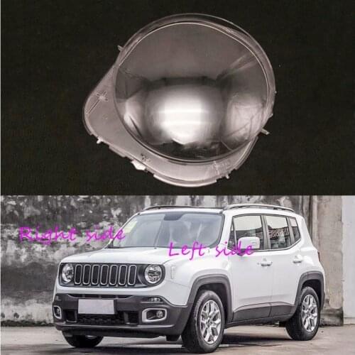 Car Headlight Lens For JEEP Renegade Headlamp Cover Car Replacement Front Auto Shell Cover