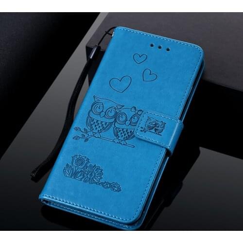 3D Owl Flip Cover Wallet Case For Samsung Galaxy A10 A20 A20E A30 A40 A50 A60 A70 S7 Edge S8 S9 S10 Plus S10e J4 J6 A6 A7 2018