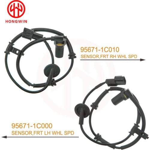 95671-1C000 & 95671-1C010 ABS Wheel Speed Sensor Front LEFT & Right for HHYUNDAI GETZ TB ONE SET