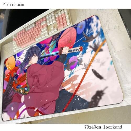 Demon Slayer mouse pad gamer Indie Pop 70x40cm notbook mouse mat gaming mousepad Professional pad mouse PC desk padmouse mats