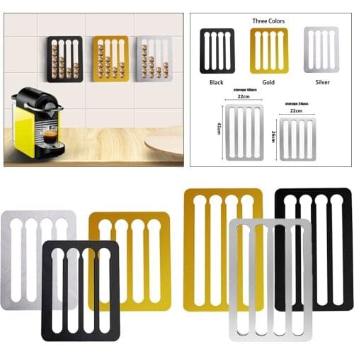 Nespresso Coffee Pod Holder Counter Accessories Bar Decor Station Kitchen Home K Cups Organization Storage Supplies