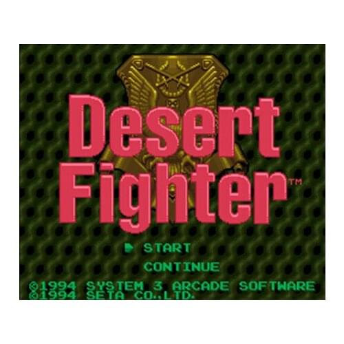 Desert Fighter NTSC Version 16 Bit 46 Pin Big Gray Game Card For USA Game Players