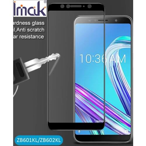 Imak Full Screen Cover Tempered Glass For Asus Zenfone Max Pro M1 ZB602KL ZB601KL 2.5D Curved oleophobic