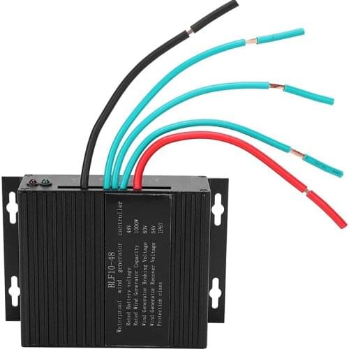 1000W Wind Turbine Generator Controller, IP67 Waterproof DC48V Automatic Controller Battery Charging Regulator