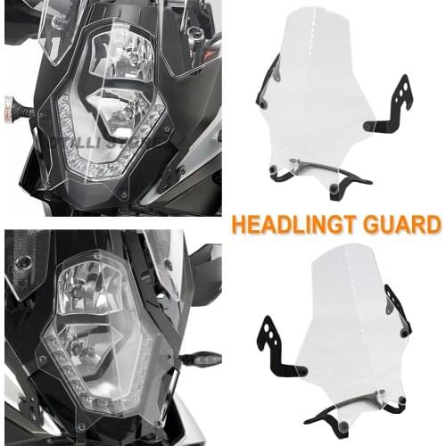 NEW Headlight Guard Lens Cover Protection Clear For 1050 Adventure ADVENTURE ADV 1190 Adventure / R 1290 Super Adventure / T