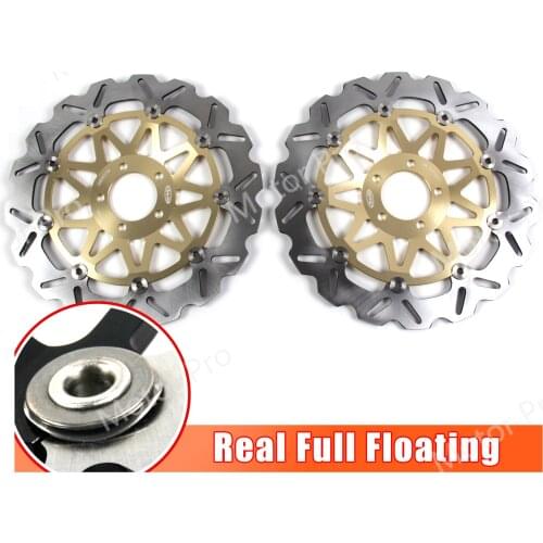 2PCS CNC Floating Disk Front Brake Disc Rotor For Kawasaki ZX7R / ZX7RR NINJA 1996 1997 1998 1999 2000 2001 2002 2003 750cc
