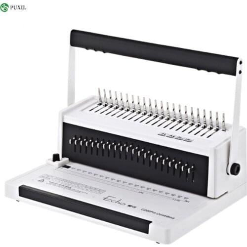 Electric binding machine single coil spiral coil snake binding machine contract text punching machine punch machine