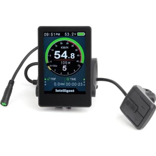 Electric Bicycle 860C Full Color LCD Display For Bafang Mid Hub Motor 36V 48V 52V 60V 250W 750W E-bike Indicator USB Ports CE