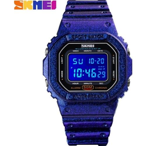 SKMEI Sports Watches Watches Men LED light Digital Wristwatch Stopwatch Calendar Waterproof Male Electronic Clock reloj hombre